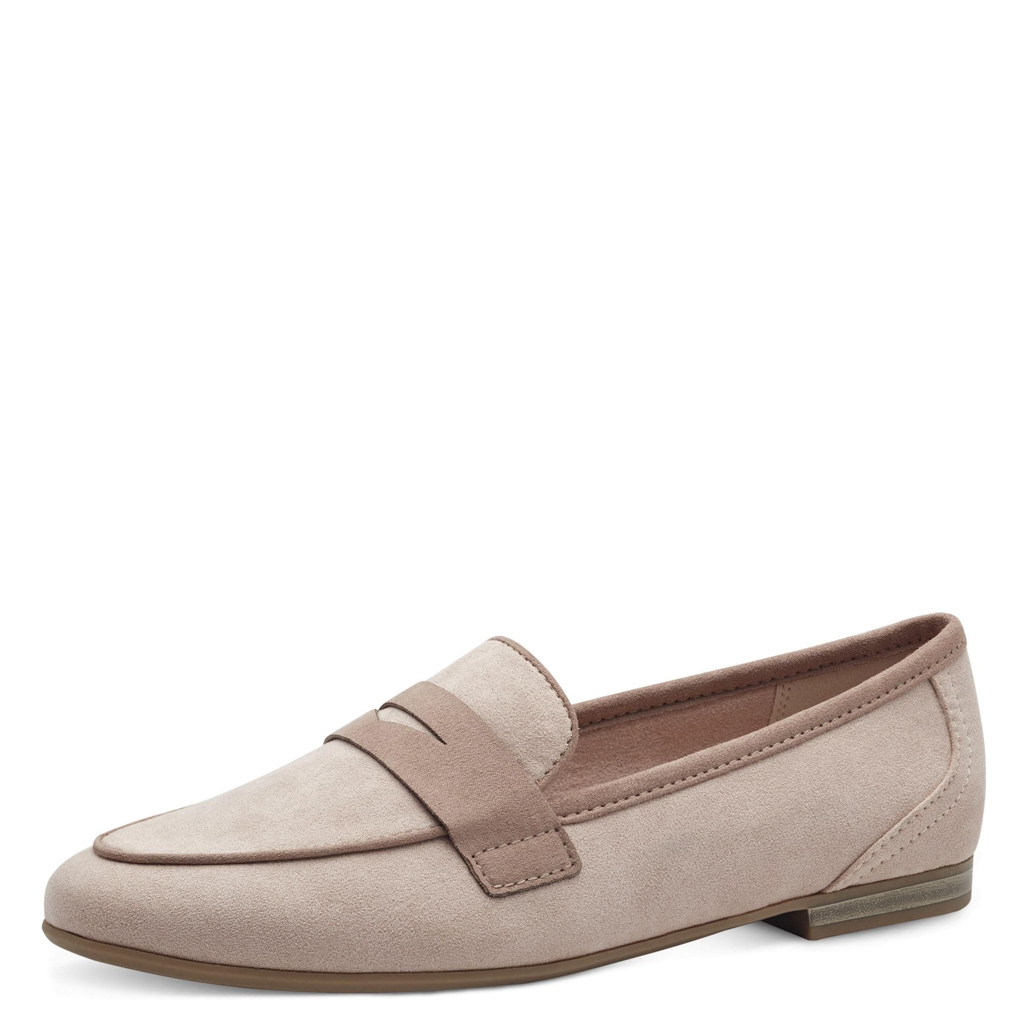 MARCO TOZZI Women's Vegan Block Heel Slippers, Powder Comb, 8.5 UK