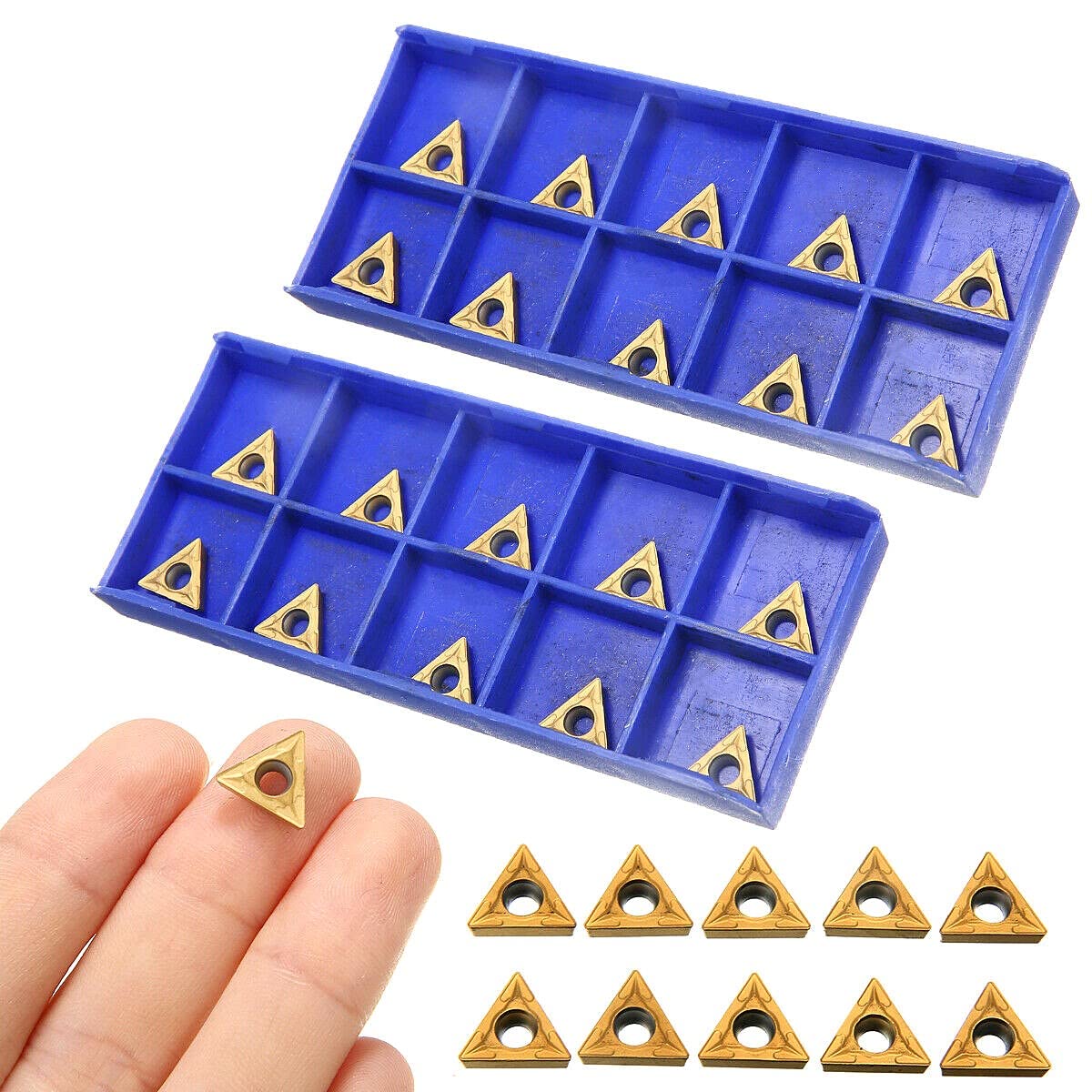 BestParts 20PCS TCMT21.51 TCMT110204 Carbide Turning Insert for