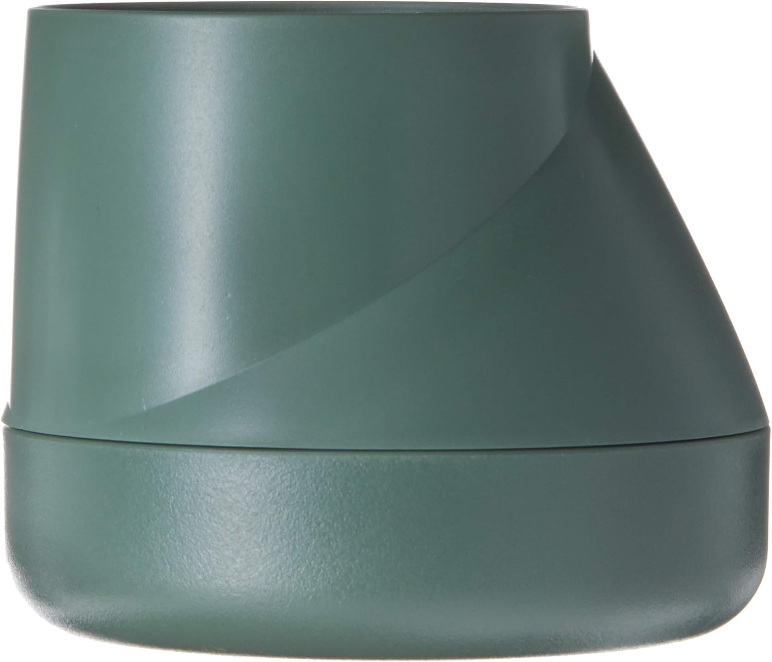 QUALY Self-Watering Flower Pot, White, 10x13 cm