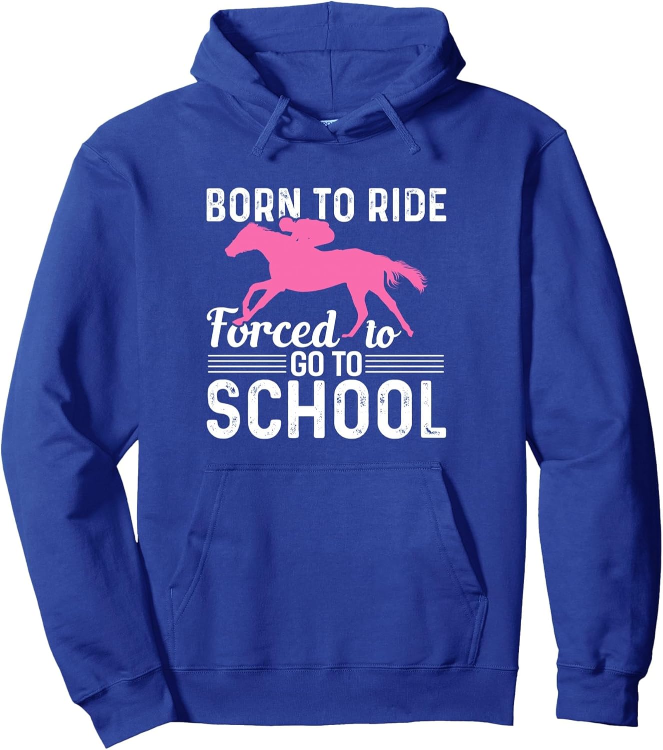 Horseback Riding Girl Funny Horse Girl Pullover Hoodie