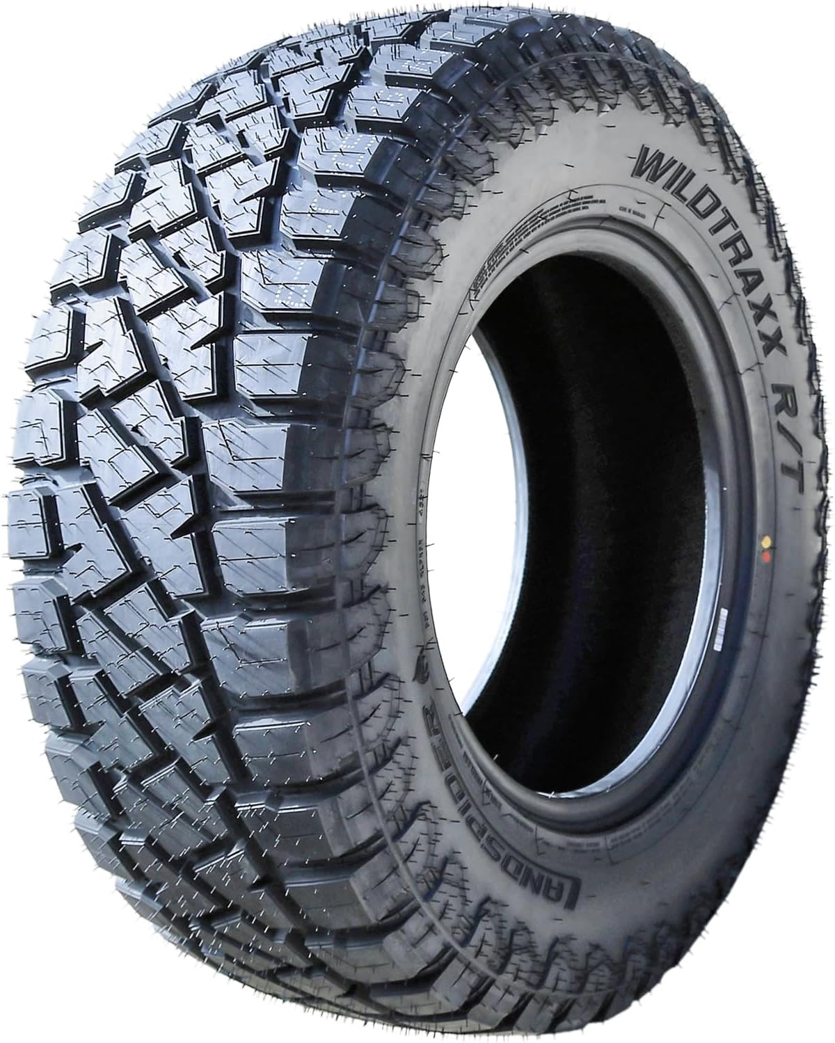 Wildtraxx R/T All-Terrain Mud Off-Road Light Truck Radial Tire-LT305/60R18 305/60/18 305/60-18 121/118S Load Range E LRE 10-Ply BSW Black Side Wall