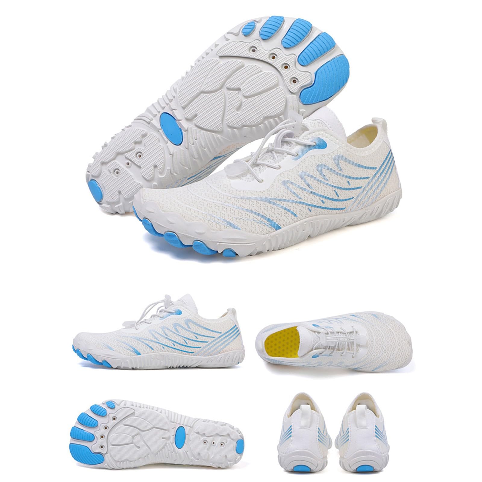 Scarpe d'acqua Scarpe Acquatiche per Donna e Uomo Spiaggia a piedi nudi Sport all'aperto estivi per escursioni a piedi, Nuoto, Spiaggia, Fiume, Piscina, Lago Barefoot Shoes