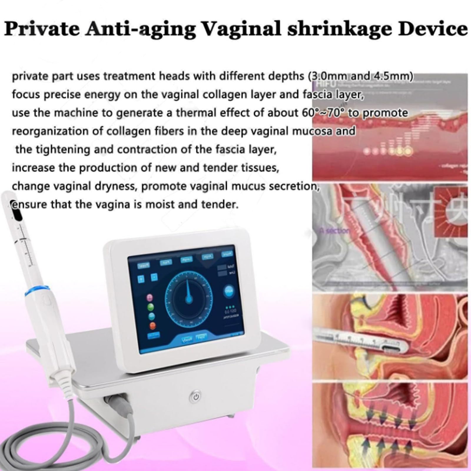 Allenatore muscolare del pavimento pelvico per donne, rafforza e tonifica i muscoli, aiuta con l'incontinenza, rinforza gli impulsi