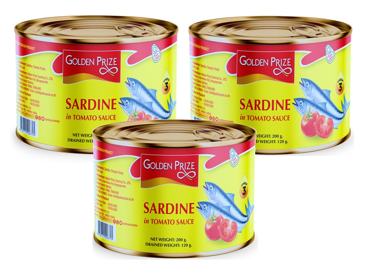 Sardine in Tomato Sauce 200Gms Each - Pack of 3 Units