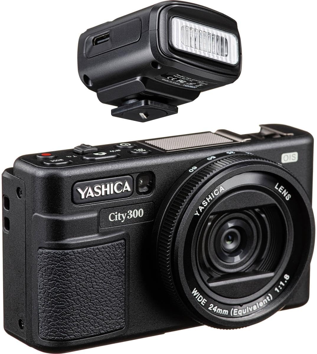 City 300 Digital Camera with QuickFlash Flash, Black