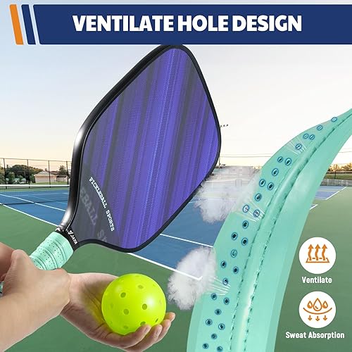 Miniatura 3 de JAYA 2 Pack Extra-Length Pickleball Paddle Grip Tape, Pickleball Overgrip Wrap, Replacement Grip Wrap for Pickleball Rackets - Easy Installation and