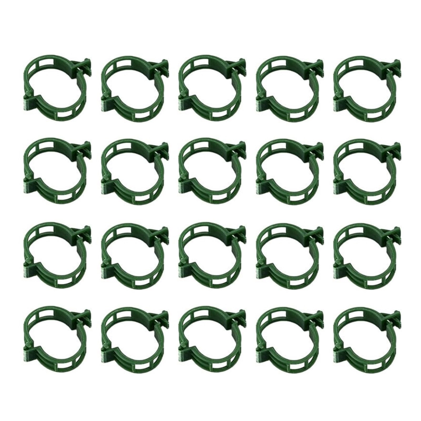 50Pcs Plastic Plant Support Clips Reusable Garden Climbing Plants Securing Vegetable Stems Tomato Grape Vine Fixing Trellis Clips