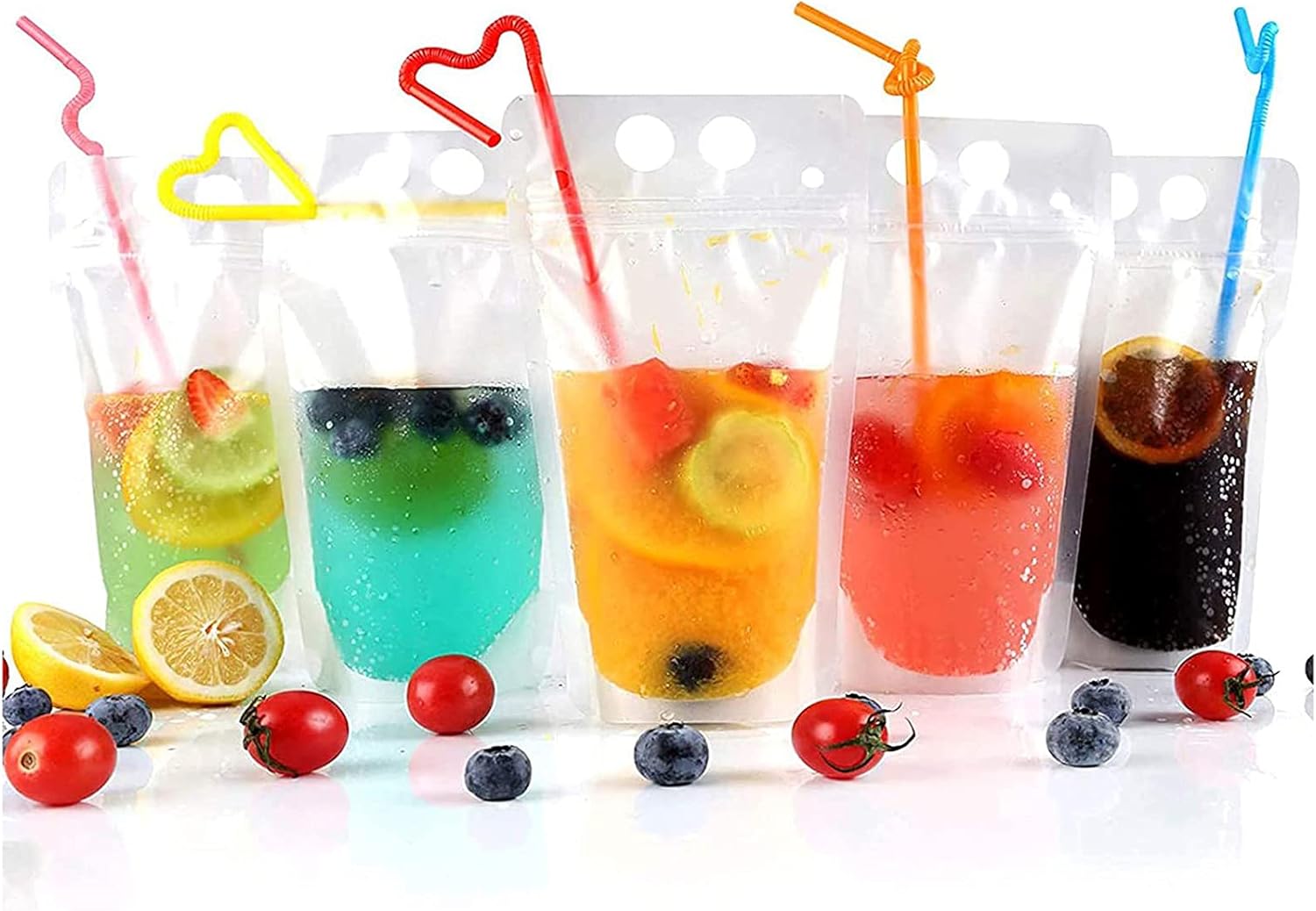 Amazon.co.jp 100 Pack Juice Beverage Bags, Beverage Bags, 16.9 fl oz