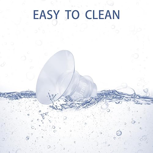 Miniatura 6 de 6 piezas de inserción de brida de 0.669 in, compatible con Momcozy S12S12proS9S9proTSRETESpectraMedela 0.945 in escudos de extractor de leche de