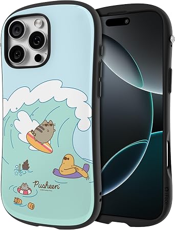 iFace Pusheen the Cat First Class MagSynq Case for iPhone 16 Pro Max [Compatible with MagSafe] - Cute Shockproof Dual Layer Hard Shell + Bumper Protective Aesthetic Magnetic Design - Summer