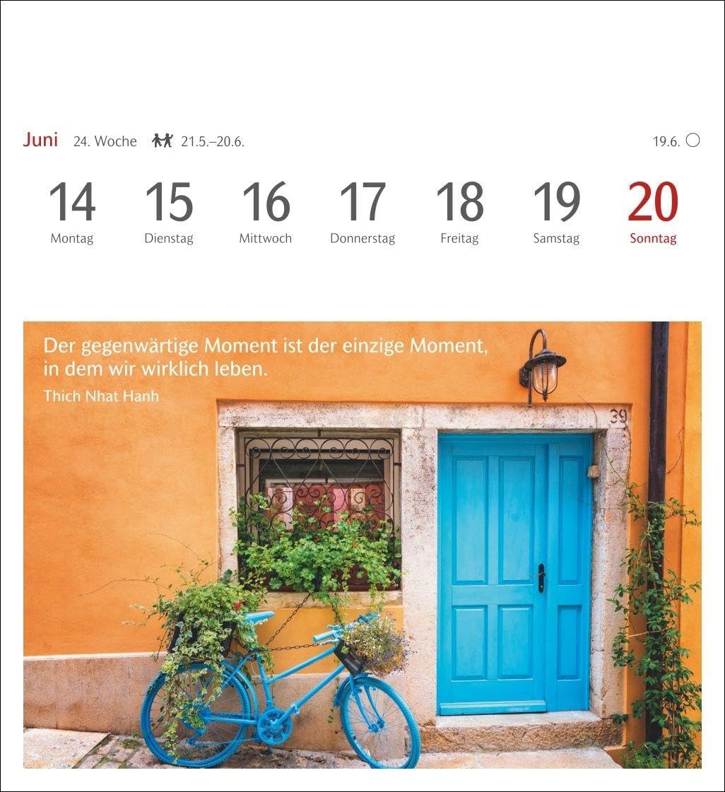 Momente des Glücks Postkartenkalender 2027 - Wochenkalender mit Zitaten, mit 53 Postkarten: Positive Stimmung und Zufriedenheit im Postkartenformat. ... und schönen Fotos zum Sammeln und Verschicken