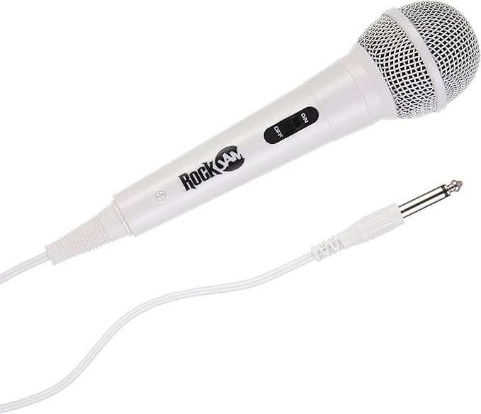 RockJam Karaoke Microphone Wired Unidirectional Dynamic Microphone with