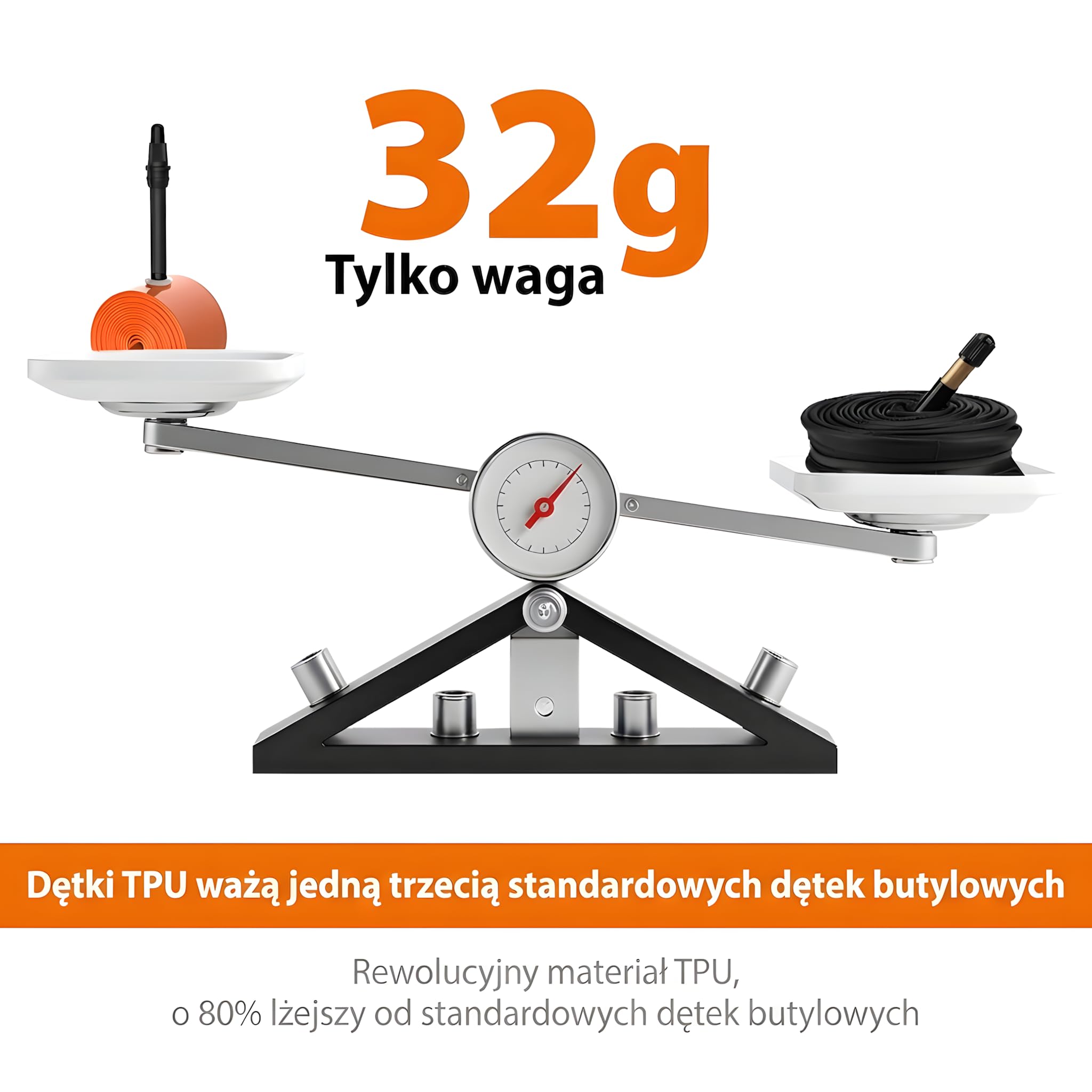 Dętka TPU 700x23-32C 32g Wentyl Presta 45/65mm (45, Milimetry)
