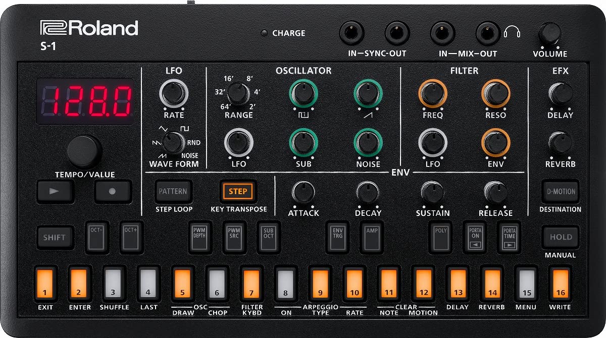 Amazon | Roland ローランド/AIRA Compact S-1 TWEAK SYNTHESIZER [USB 