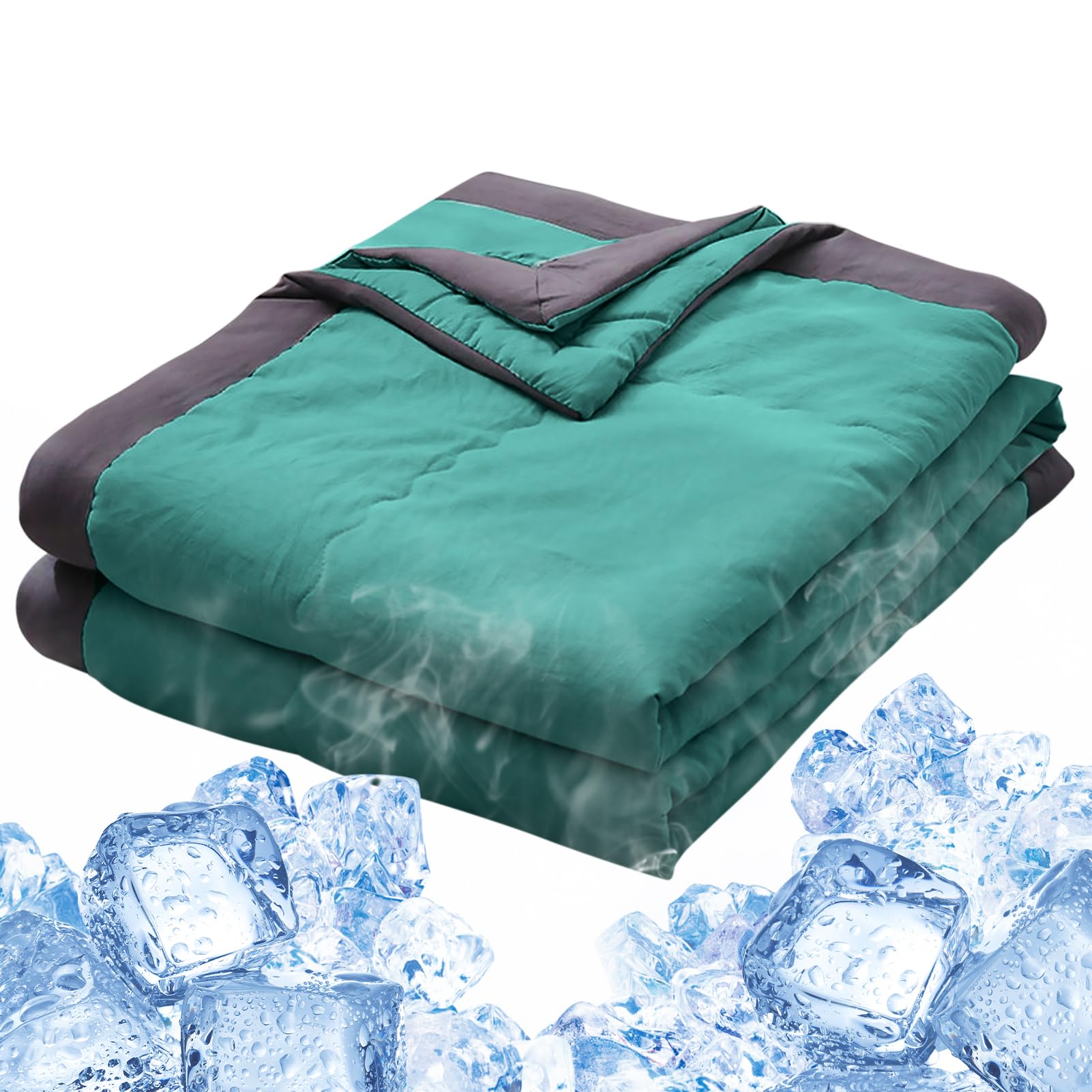 Winuoyang Cooling Blanket for Night Sweats, Summer Blanket Breathable Lightweight Blanket for Summer Hot Weather 100x140cm