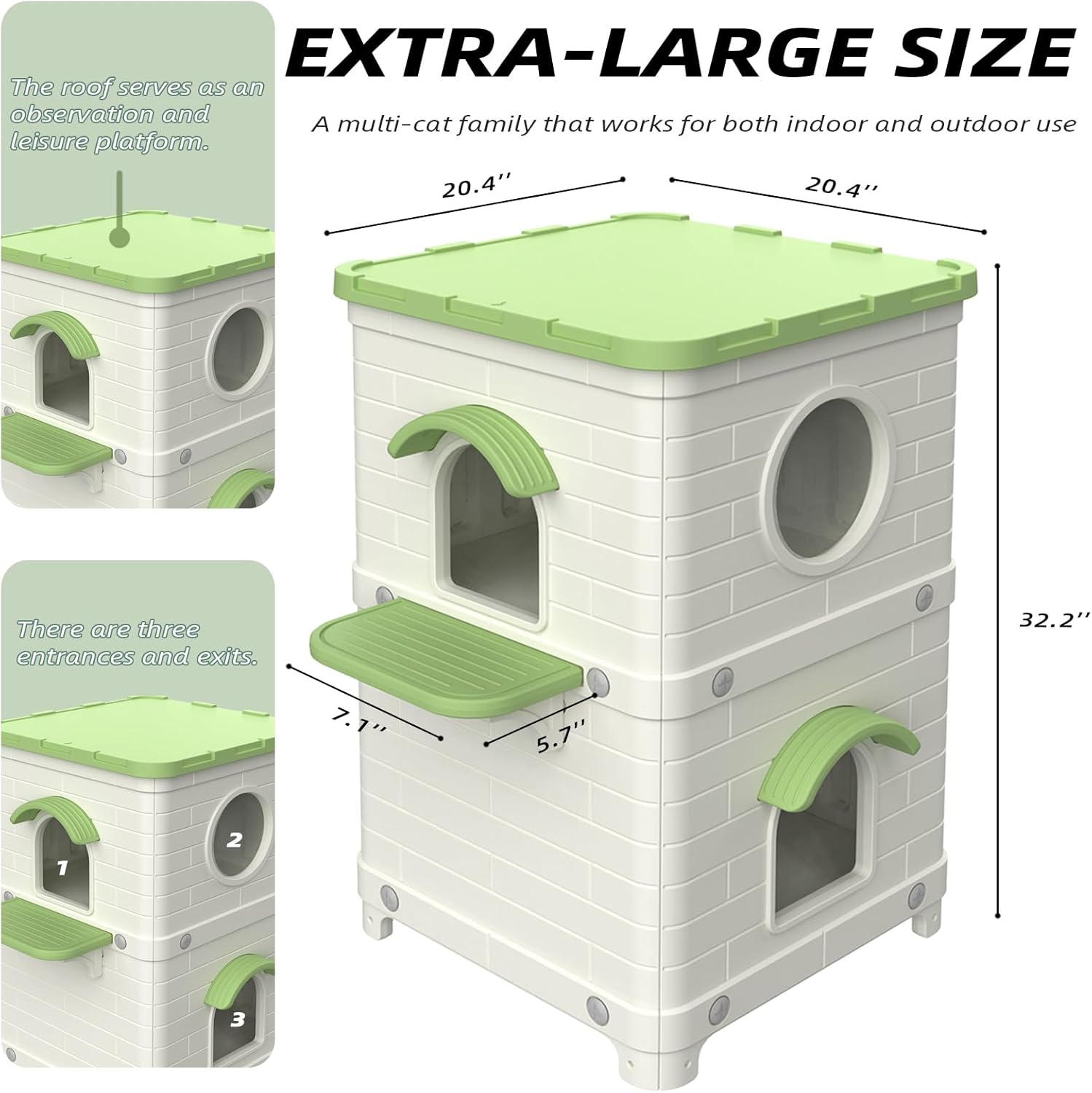Ultimate Comfort for Cats: Review of the 2-Story Weatherproof Outdoor Cat House