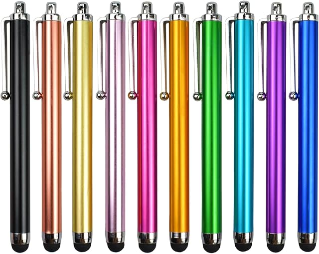 10 Pcs Stylus Pen Universal Touch Screen Capacitive Stylus for Phone Pad Tablet