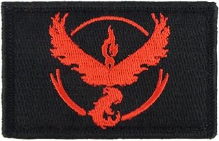 Team Valor Hook and Loop Fully Embroidered Morale Tags Patch (Black)
