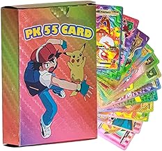 PN AVAN Pokemonn Card Set 55 Waterproof Plastic Card (Rainbow Colour)