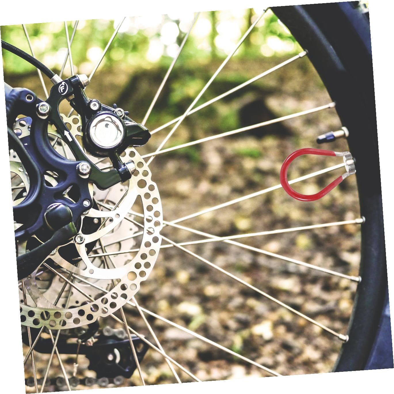 Bicycle Spoke Wrench Tool Kit Y Type Wrench Tire Levers and Chain Splitter for Road and Mountain Bikes Durable Bike Spoke Tools for Easy Repairs