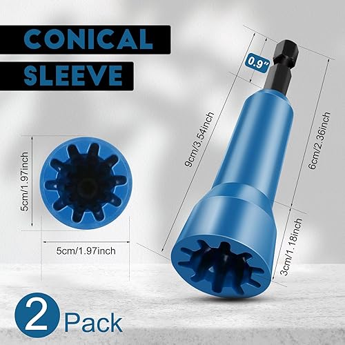 Miniatura 2 de Herramienta de torsión de alambre, herramienta de torsión de alambre para taladro, electricista de alambre de alambre doblado con mandril de 14 para