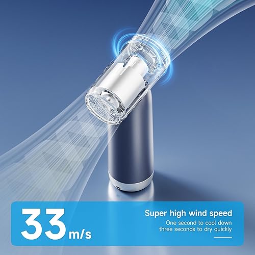 Miniatura 4 de Plumero de aire eléctrico, soplador de aire, plumero portátil de mano de 110000 RPM, repuesto para plumero de aire enlatado comprimido, ecológico,