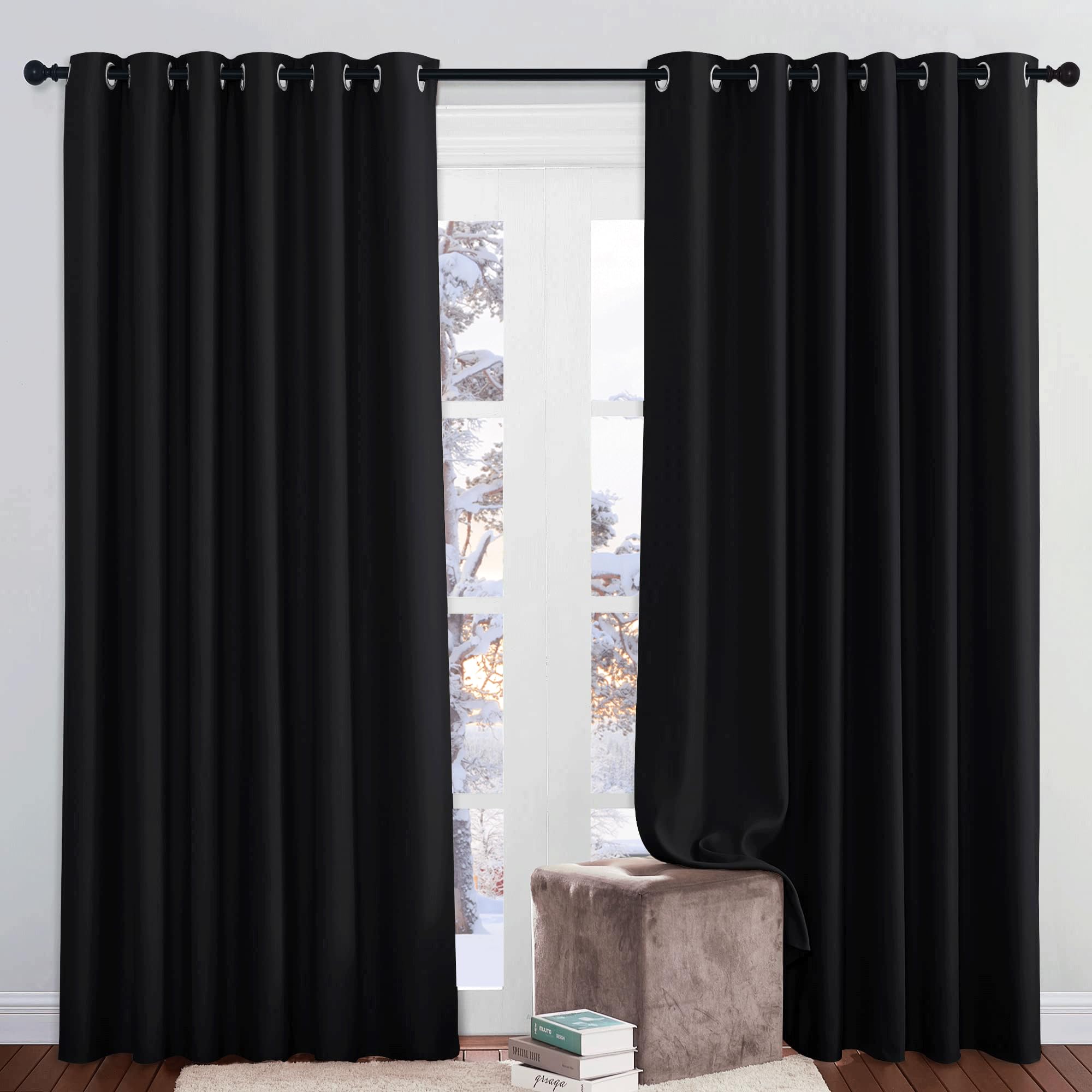 PONY DANCE Thermal Blackout Curtains