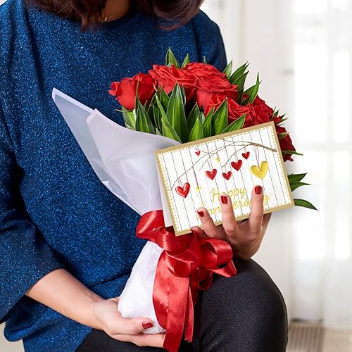 Miniatura 8 de Fancy Land 12 tarjetas de aniversario con sobres, tarjetas de felicitación de aniversario, negocios, oficina, boda