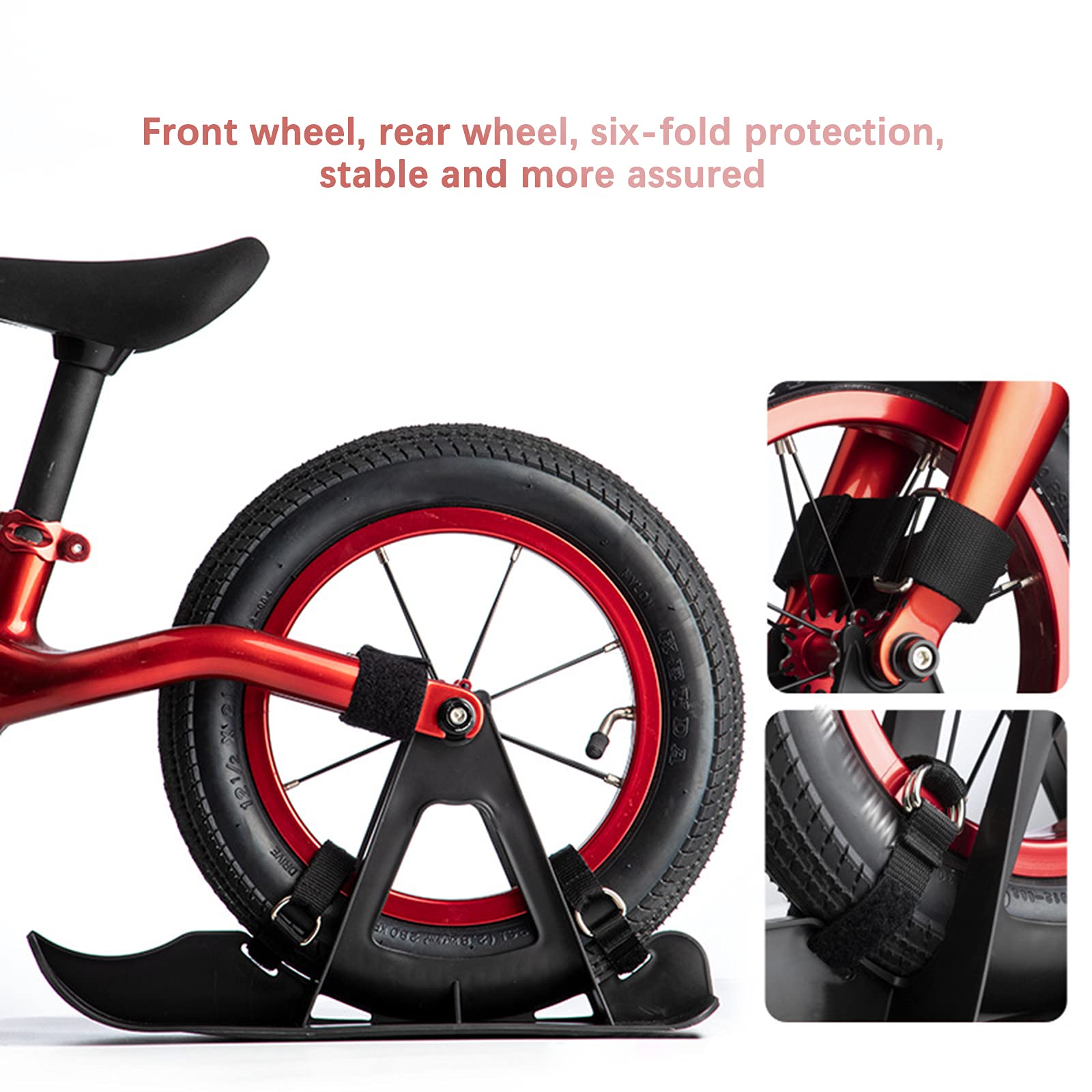 Kit de patins à neige pour scooter et vélo, snowboard