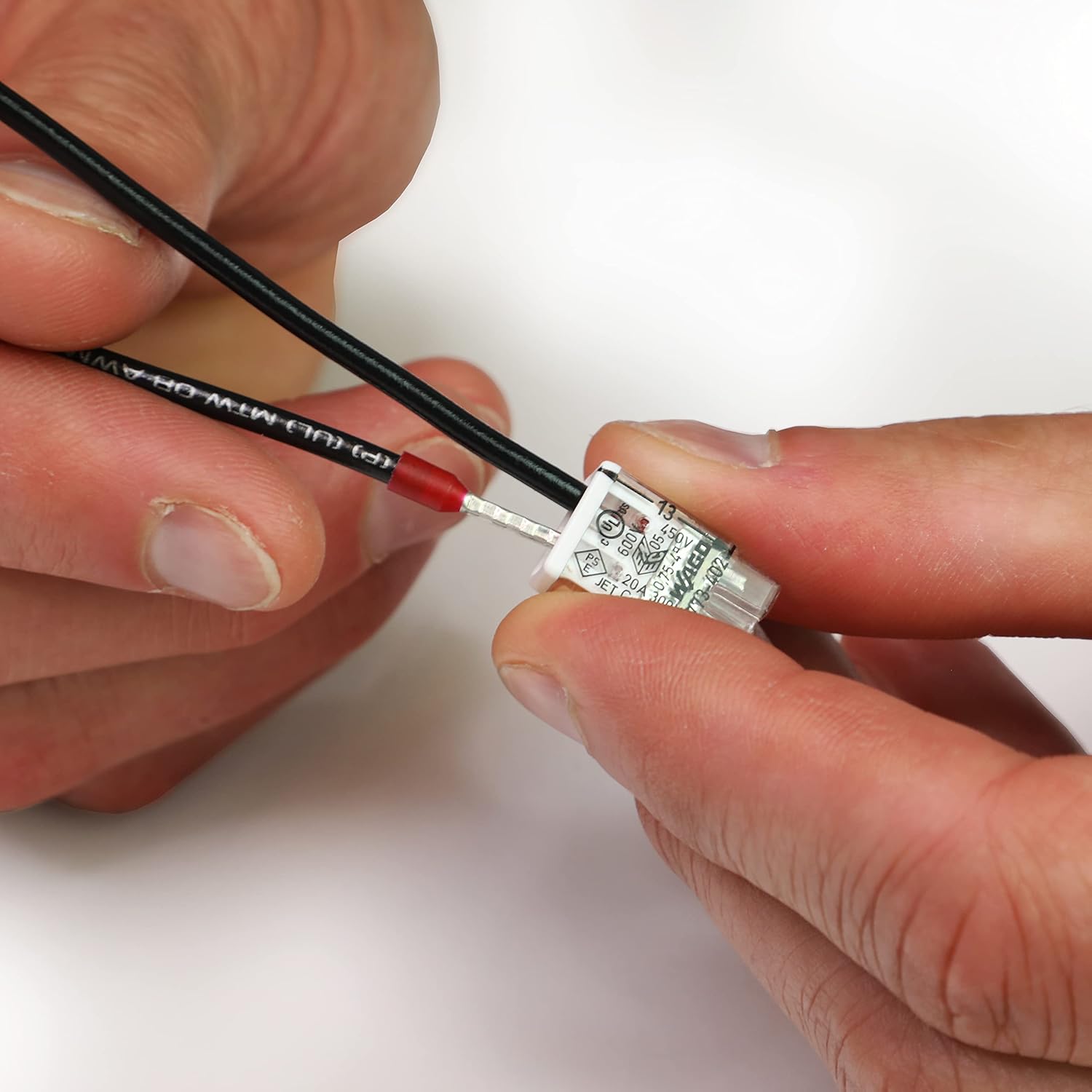 2773-406 | WAGO Wall-Nuts® PUSHWIRE® Splicing Connector | for Solid and Stranded Conductors | 6-Conductor | Gray Cover | [Bag of 500 Pieces]