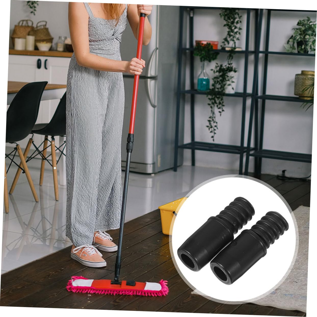 6stücke Ersatz Gewinde Spitze Für Besenstiel Stangenadapter Aus Kunststoff Kompatibel Mit Wischmopps Bürsten Und Reinigungswerkzeugen Für Haushalt Und Gewerbe