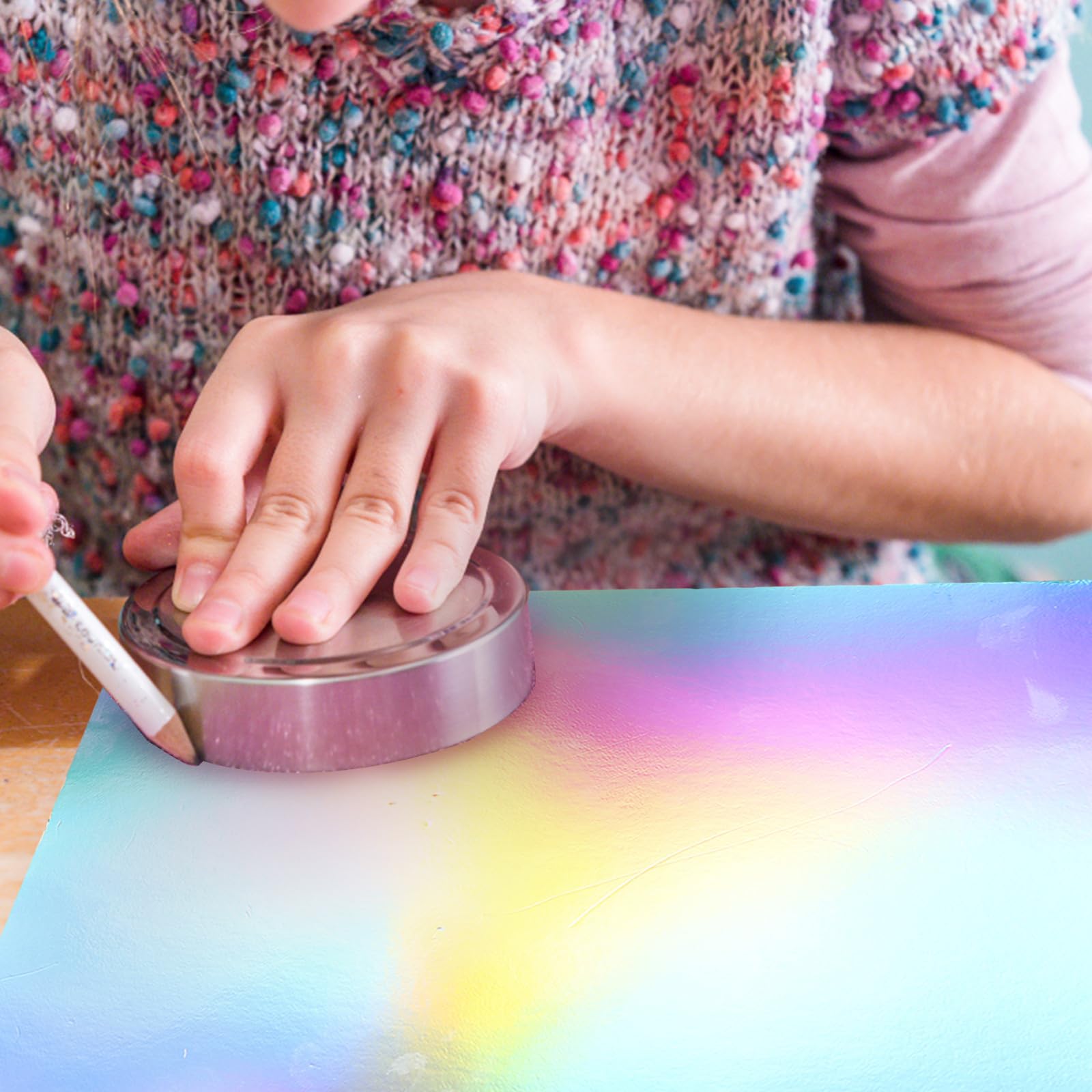 Healvian 50 Stück Bastelpapier aus Karton A4 Buntes Selbstgemacht Papier für Leichtes Dekopapier zum Basteln und Schulprojekte