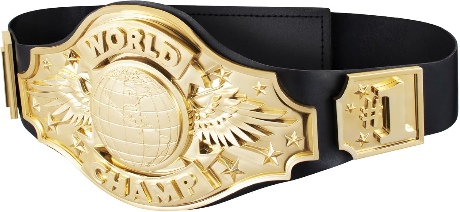 Championship Belt for Kids & Adult - Wrestling Boxing Belt Champion Costume Perfect for Parties Role-Play - Image 6