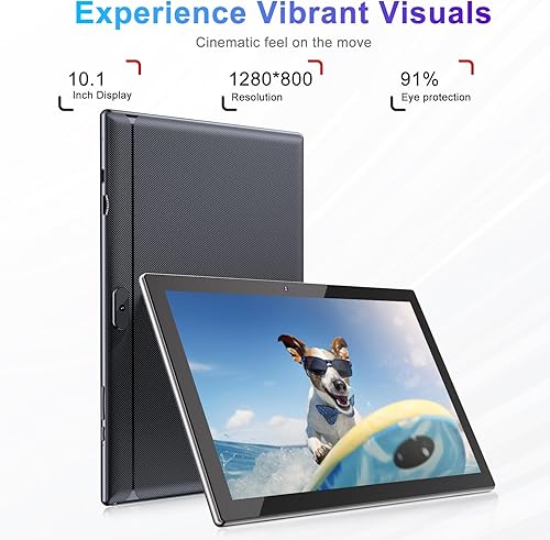 Miniatura 2 de Tabletas Android 13 2024, tableta 2 en 1 de 10 pulgadas, tableta con teclado, 6+64 GB+1TB expandir, Wi-Fi 6 2.4G5G, BT 5.0, Dual Carema, juegos,