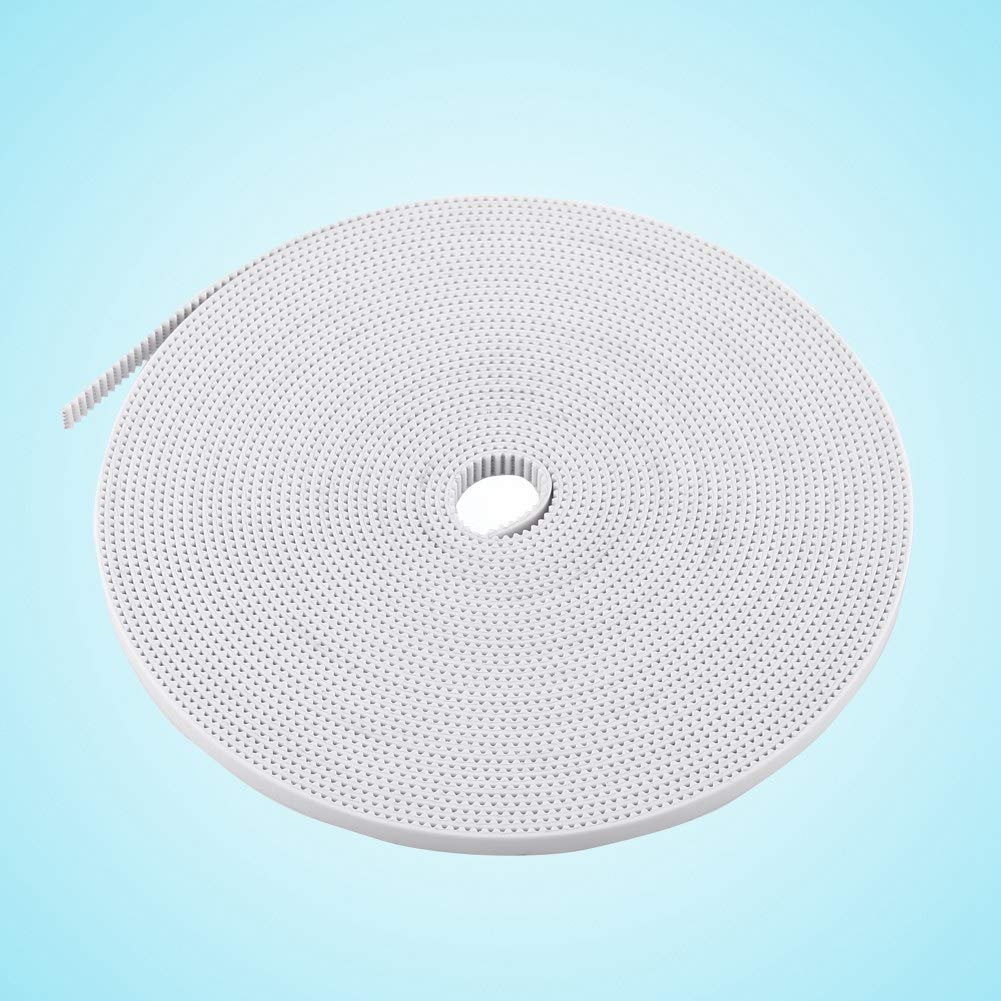 10m 6mm Szerokość Paska Rozrządu Gt2 6mm Stalowy Rdzeń Pasek Rozrządu do Drukarki 3d Biały 2gt6 Otwarty Koniec Materiał Pu ze Stalowym Rdzeniem Akcesoria do Drukarki 3d