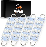 Vista 9 de Bombillas LED 12-SMD 3528 Festoon de 1.732 in para puerta lateral de coche de cortesía de bucle rígido de 1.73 pulgadas bombillas LED 561 562 567