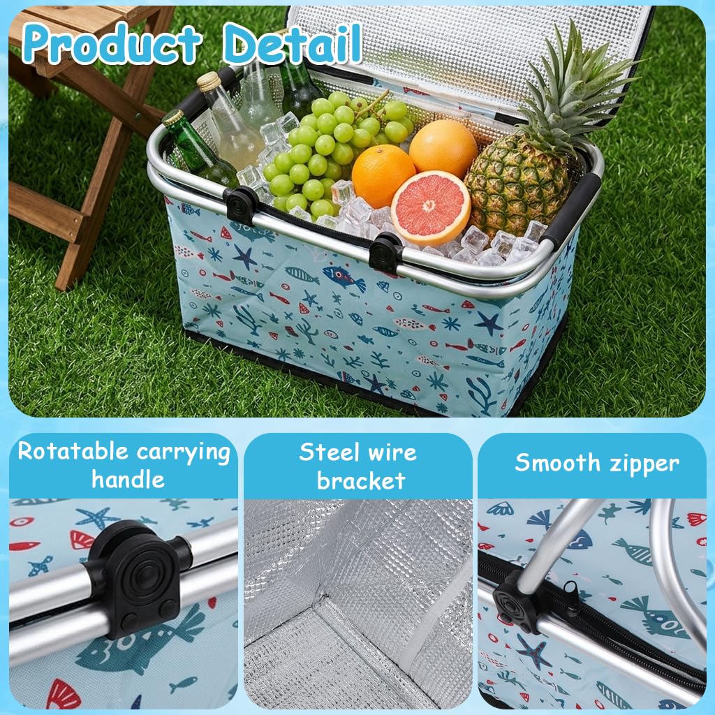 HASTHIP Collapsible Picnic Basket - 25L -3 HASTHIP Collapsible Picnic Basket - 25L -3