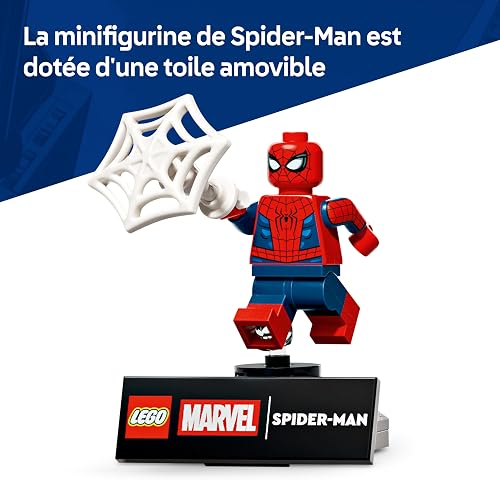 LEGO ǀ Marvel Spider-Man, la Figurine de Héros - Jouet Super-Héros - Figurine d'action & Minifigurine Collector pour Décoration Intérieure - Cadeau pour Garçon dès 12 Ans ou Ado Fan du Film 76346 - 7