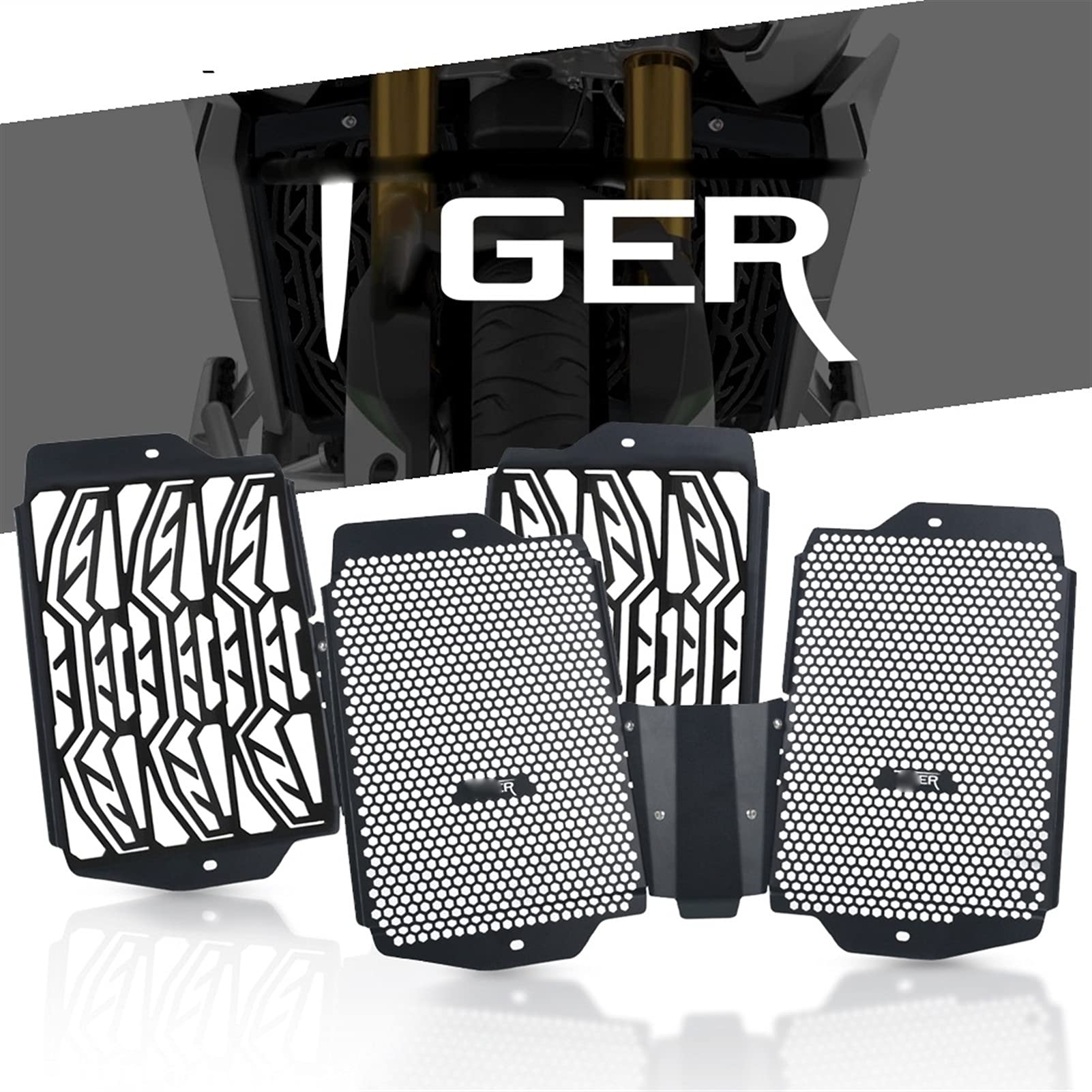 Tiger 900 Radiator Guard Debris Protection Off-road SS-QPD Radiator Grill Guard For Triumph ...