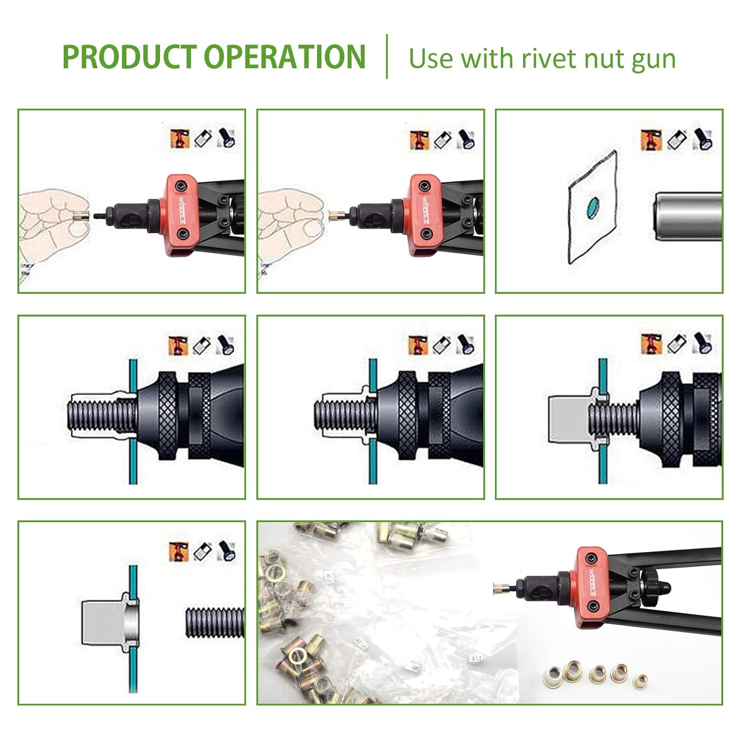 Suреr Chеар 🛒 Metric Rivet Nuts Kit 175 Pieces, M3 M4 M5 M6 M8 M10 M12 Carbon Steel Rivet Nut,Zinc Plated Carbon Steel Head Insert Nutsert,Flat Head Rivnut,Threaded Insert Nutsert 🔥 Cаѕhbасk uр tо 70% Metric Rivet Nuts Kit 175 Pieces, M3 M4 M5 M6 M8 M10 M12 Carbon Steel Rivet Nut,Zinc Plated Carbon Steel Head Insert Nutsert,Flat Head Rivnut,Threaded Insert Nutsert