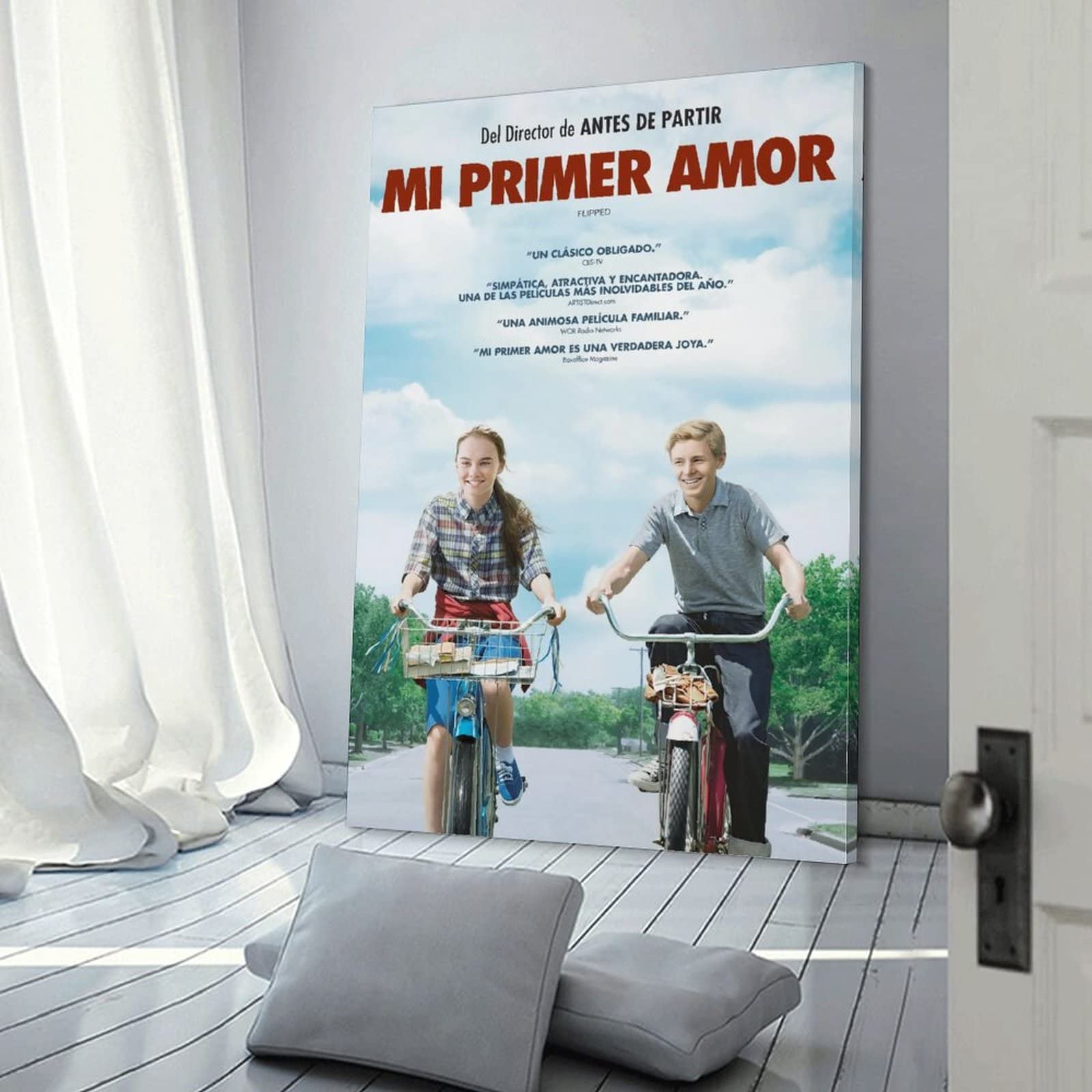 Póster de película de comedia romántica para jóvenes con volteo, pintura decorativa, lienzo para pared, póster de sala de estar, dormitorio, 40 x 60 cm