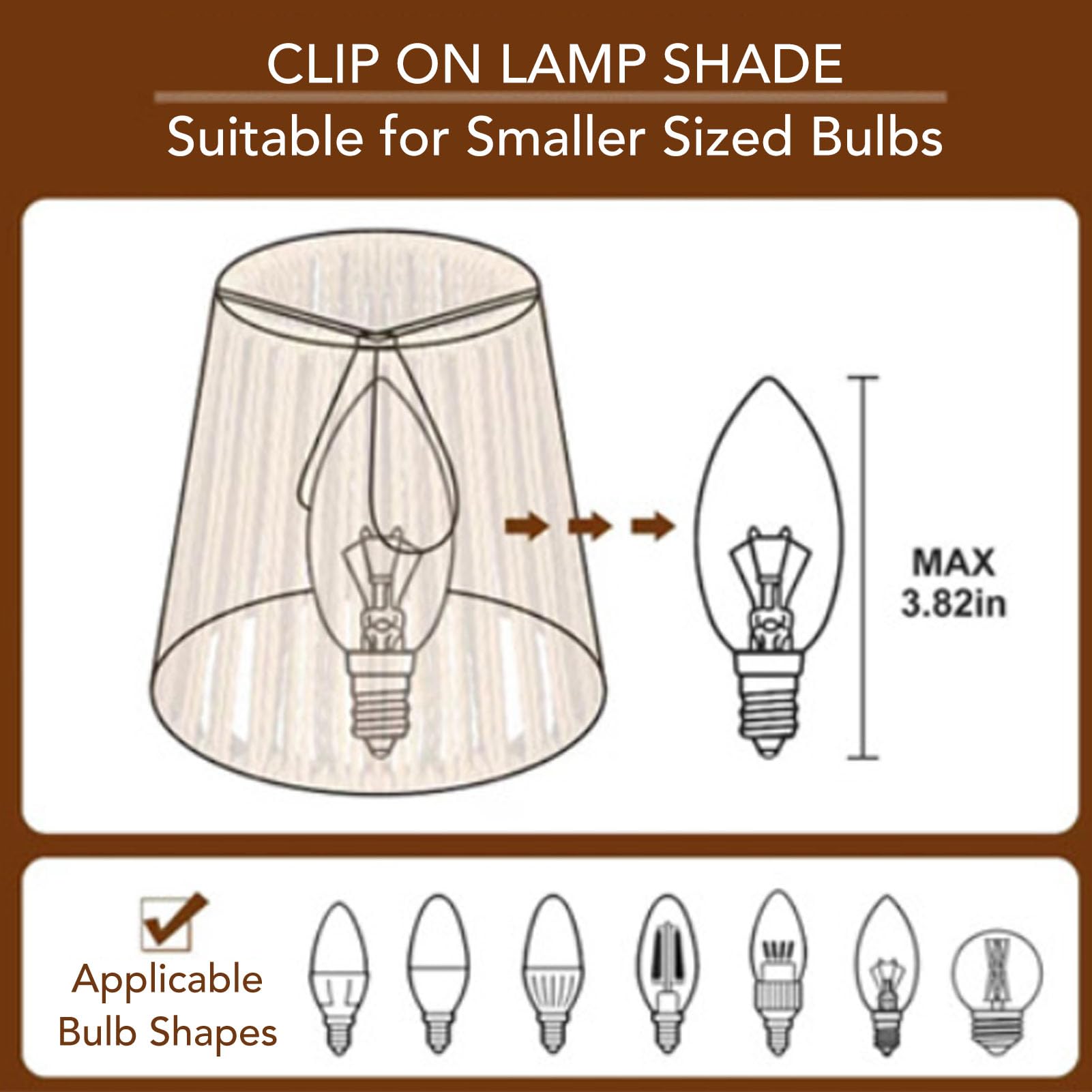 3 Paralumi In Rattan Boho Con Clip Per Lampadina E14 - Ideali Per Applique E Ventilatori - Foto 2