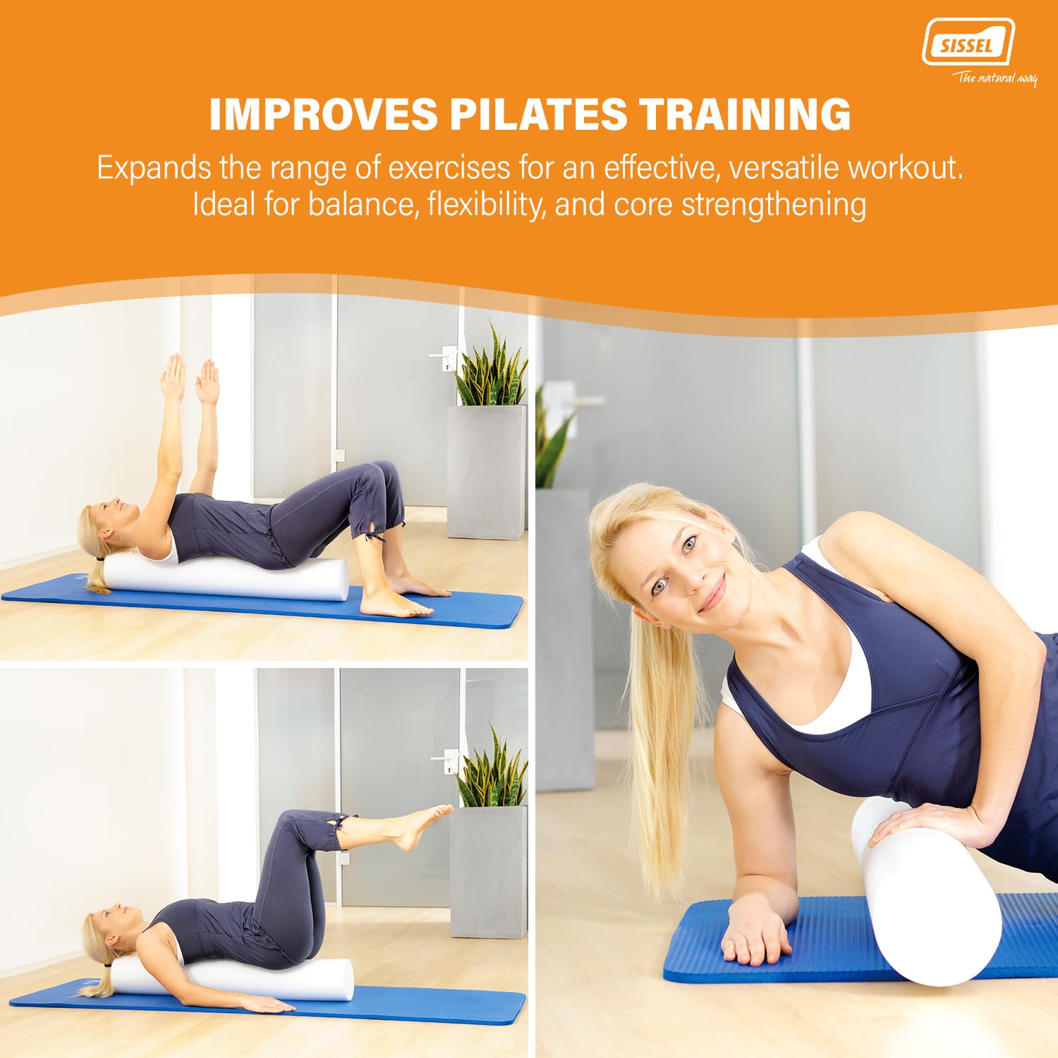 Sissel® Wałek do pilatesu