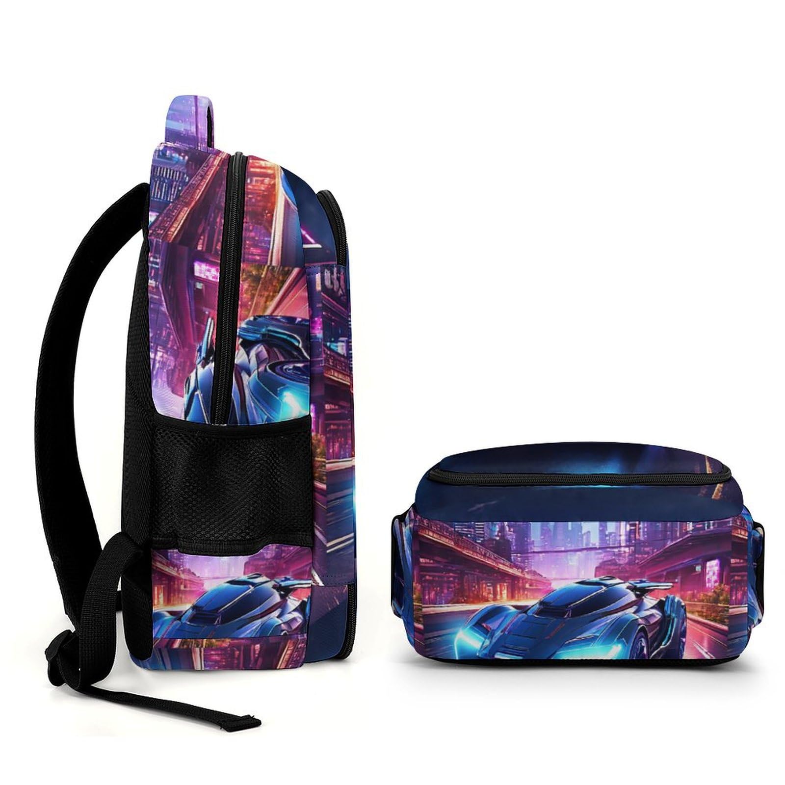 Cartable Garçon CP Mode Cartable Voiture de sport Filles Sacs Course D'école Scolaire Pour Ado Enfant Sac A Dos Pour Ordinateur Portable Loisir De Voyage