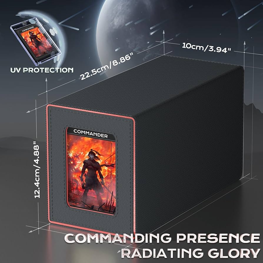 ZLCA MTG Commander Deck Box na 200 kart dwuwarstwowych z