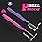 Patelai 100 Pieces Braces Brush for Cleaner Interdental Brush Toothpick Dental Tooth Flossing Head Oral Dental Hygiene Flosser Toothpick Cleaners Tooth Tool(Pink,Purple,Suitable Size)