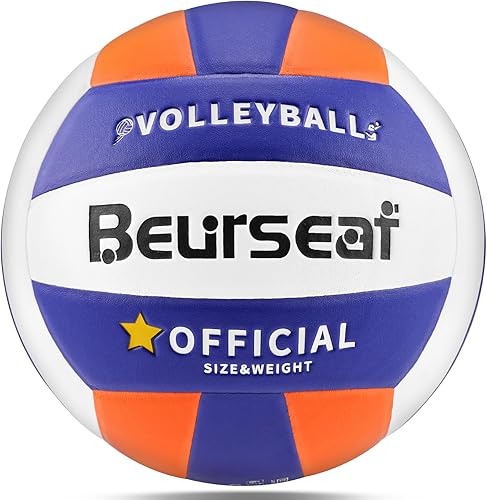 Miniatura 9 de Voleibol, voleibol, tamaño oficial 5 pelota de voleibol de playa, voleibol suave al tacto, para interiores y exteriores Rosa (Pink
