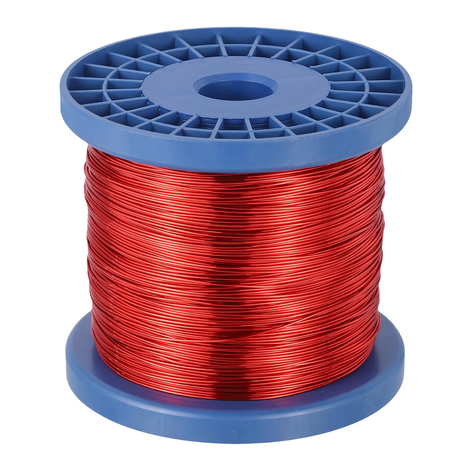 QUARKZMAN Alambre Esmaltado 20 AWG, Cobre Calibre 20 48 Oz, Grado F 155°C, Transformador Motor, Rojo Azul