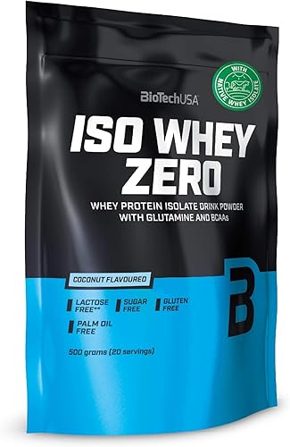 Biotech - Suero de leche Iso 17.64 oz Tiramisú sin lactosa y sin gluten aislado puro por BiotechUSA