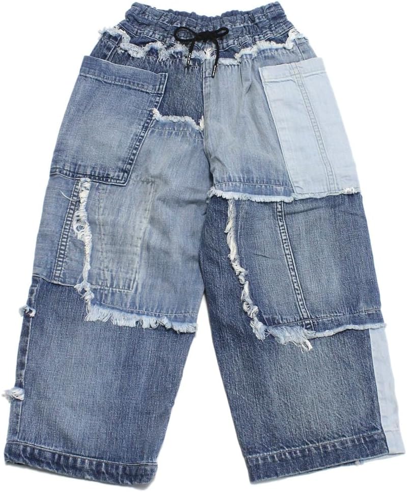 GO TO HOLLYWOOD] ゴートゥーハリウッド ワークデニム ボロボロパッチ